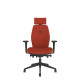 Solo Medium Back Chair Small Seat with Headrest